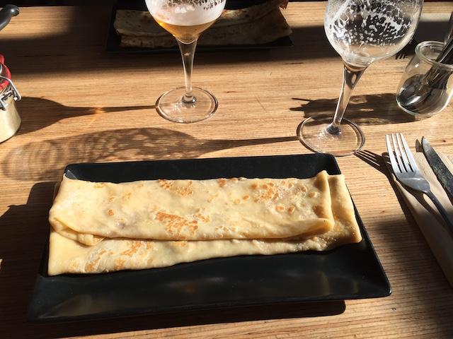Crêpe dessert Madamann crêperie à Lyon