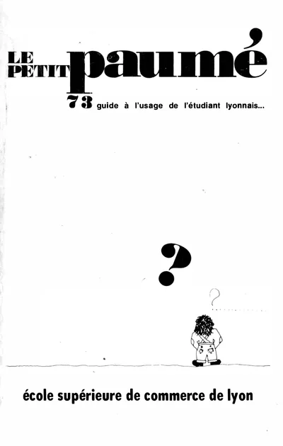 Couverture du Petit Paumé 1973