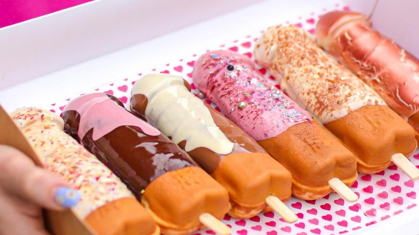 gaufre en forme de pénis