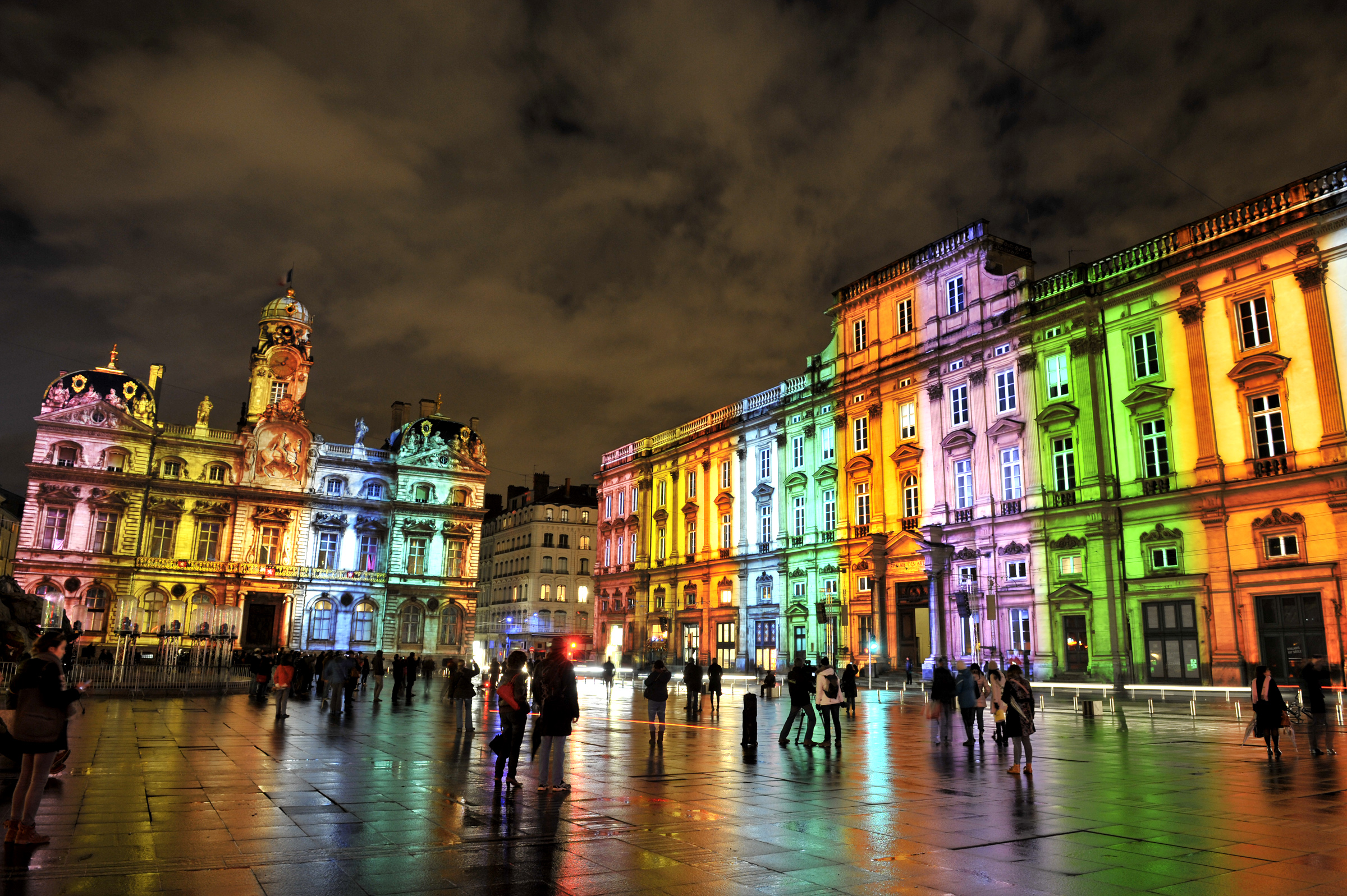 Projection artistique sur Hôtel de ville