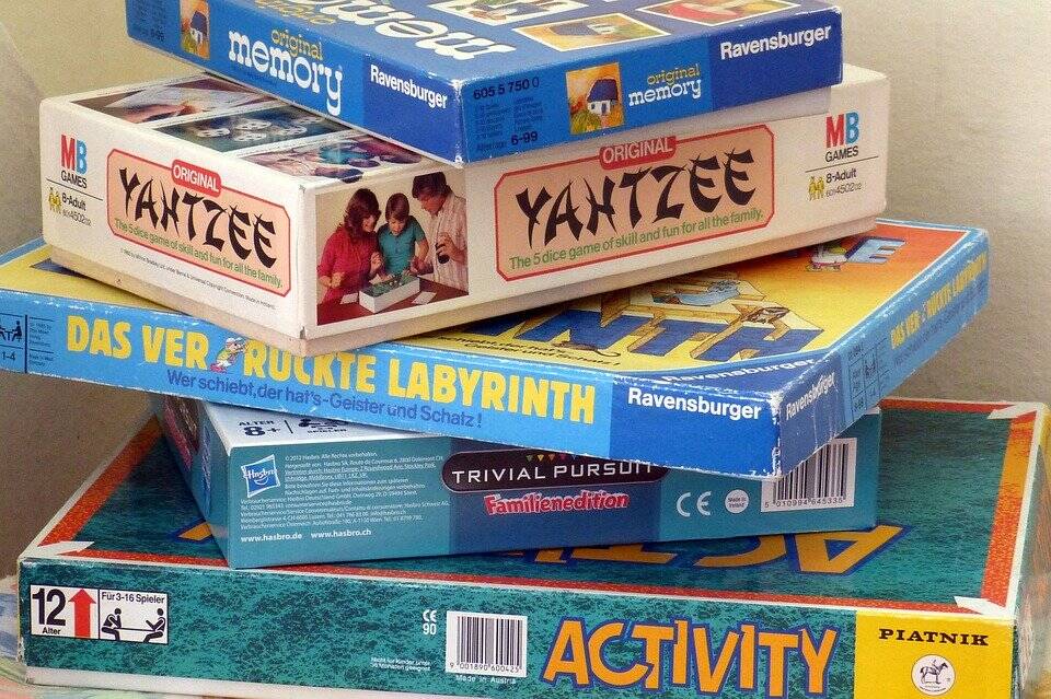 Top des jeux de société à la maison !