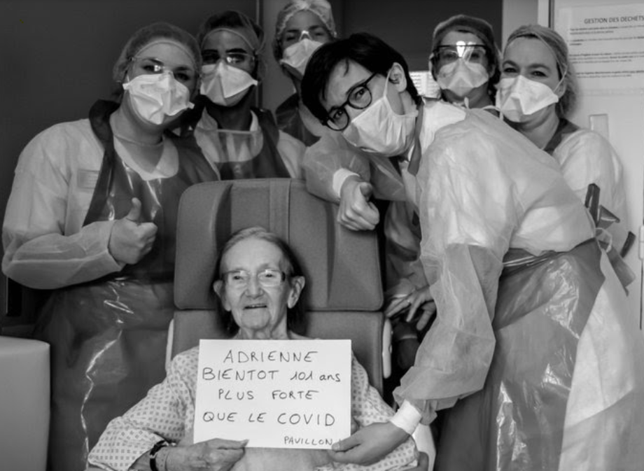 ESPOIR : une centenaire lyonnaise a vaincu le coronavirus !