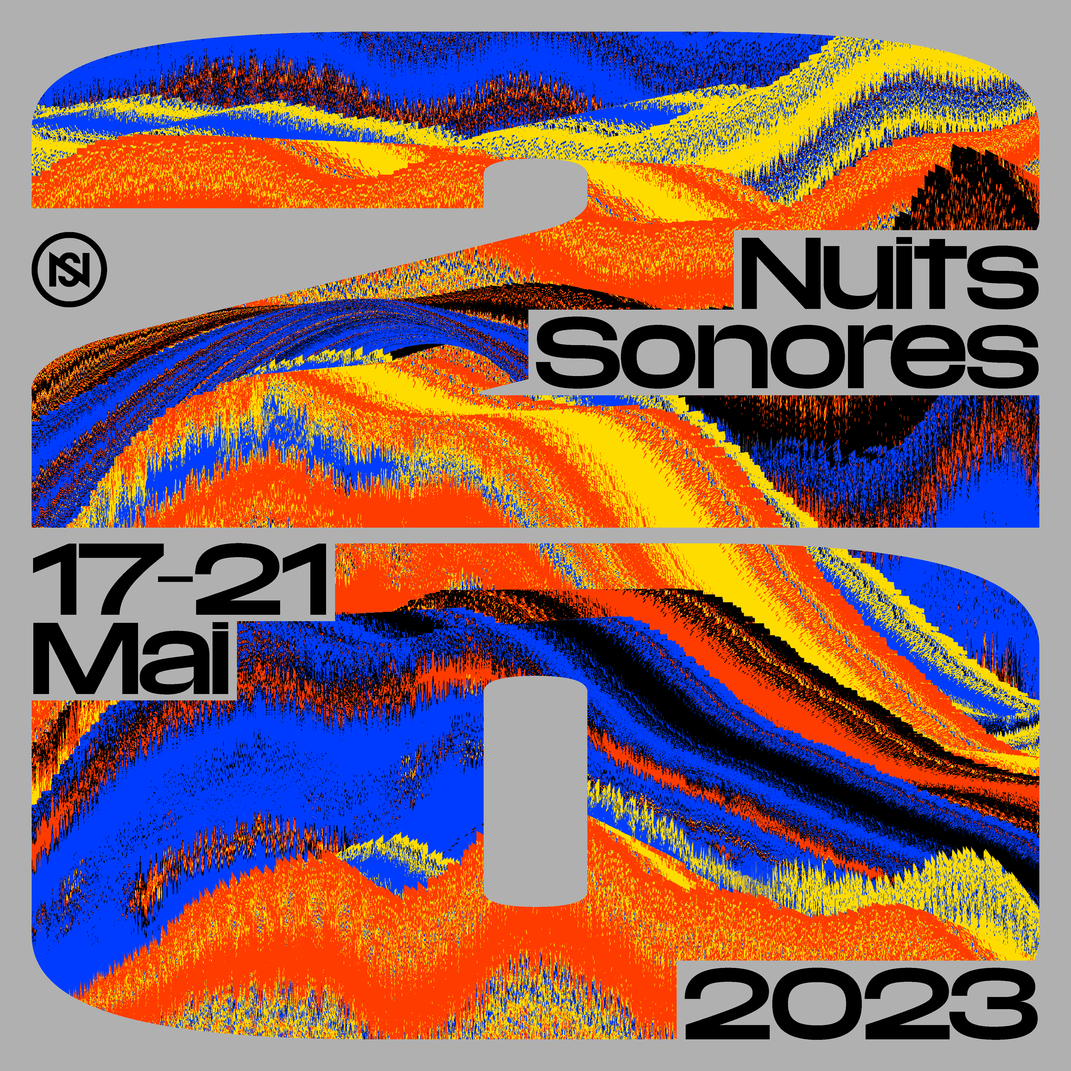Affiche Nuits Sonores 2023