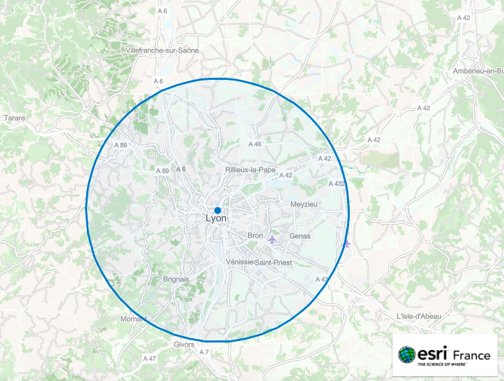 Calculez sur une carte votre périmètre de 20km pour vos déplacements !