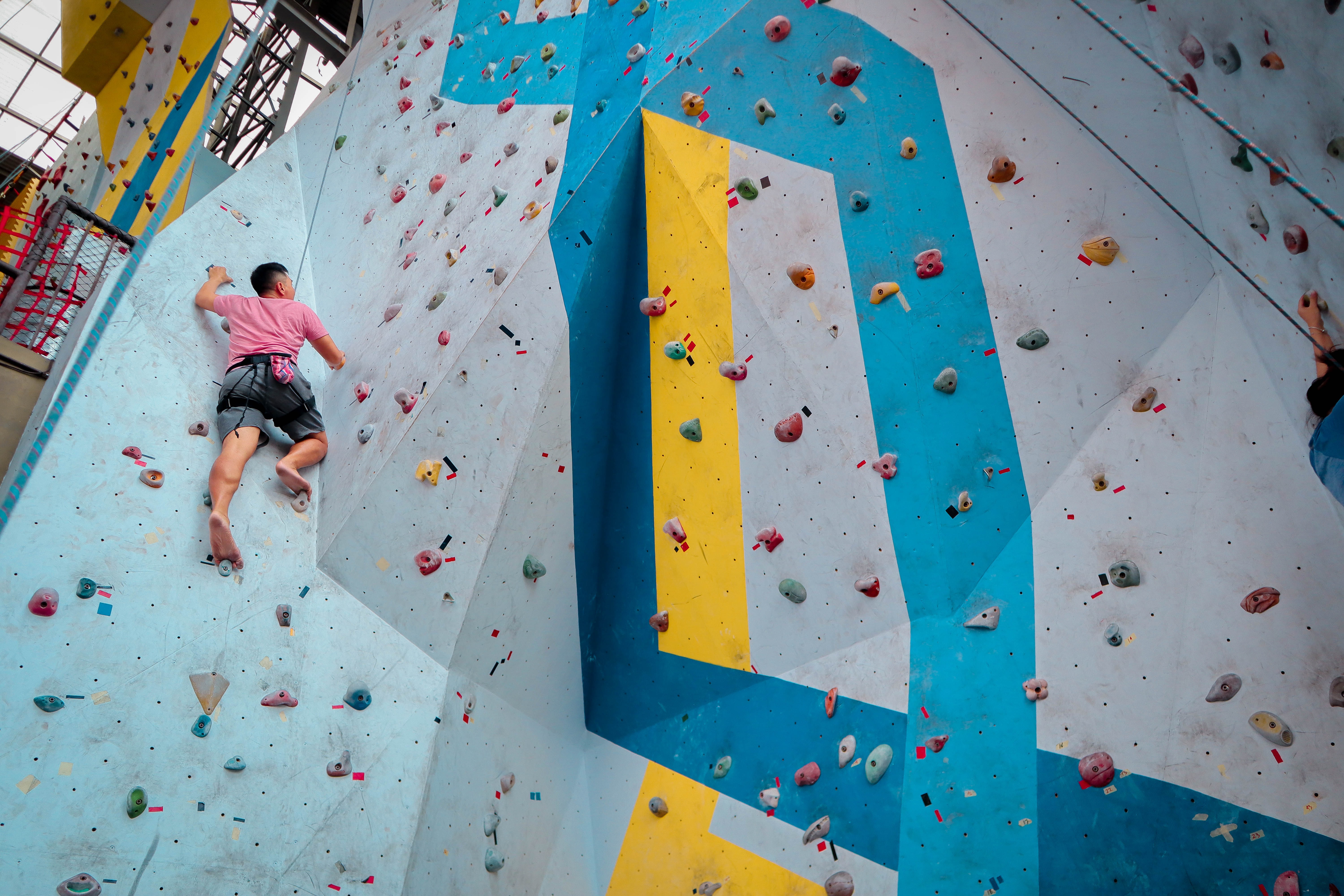 mur escalade indoor