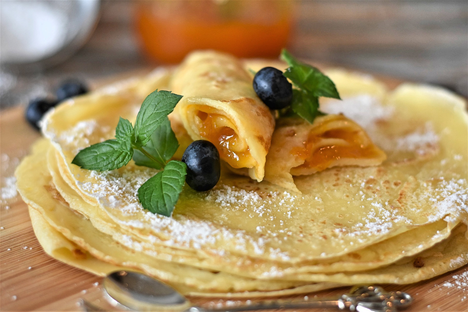 assiette de crêpes