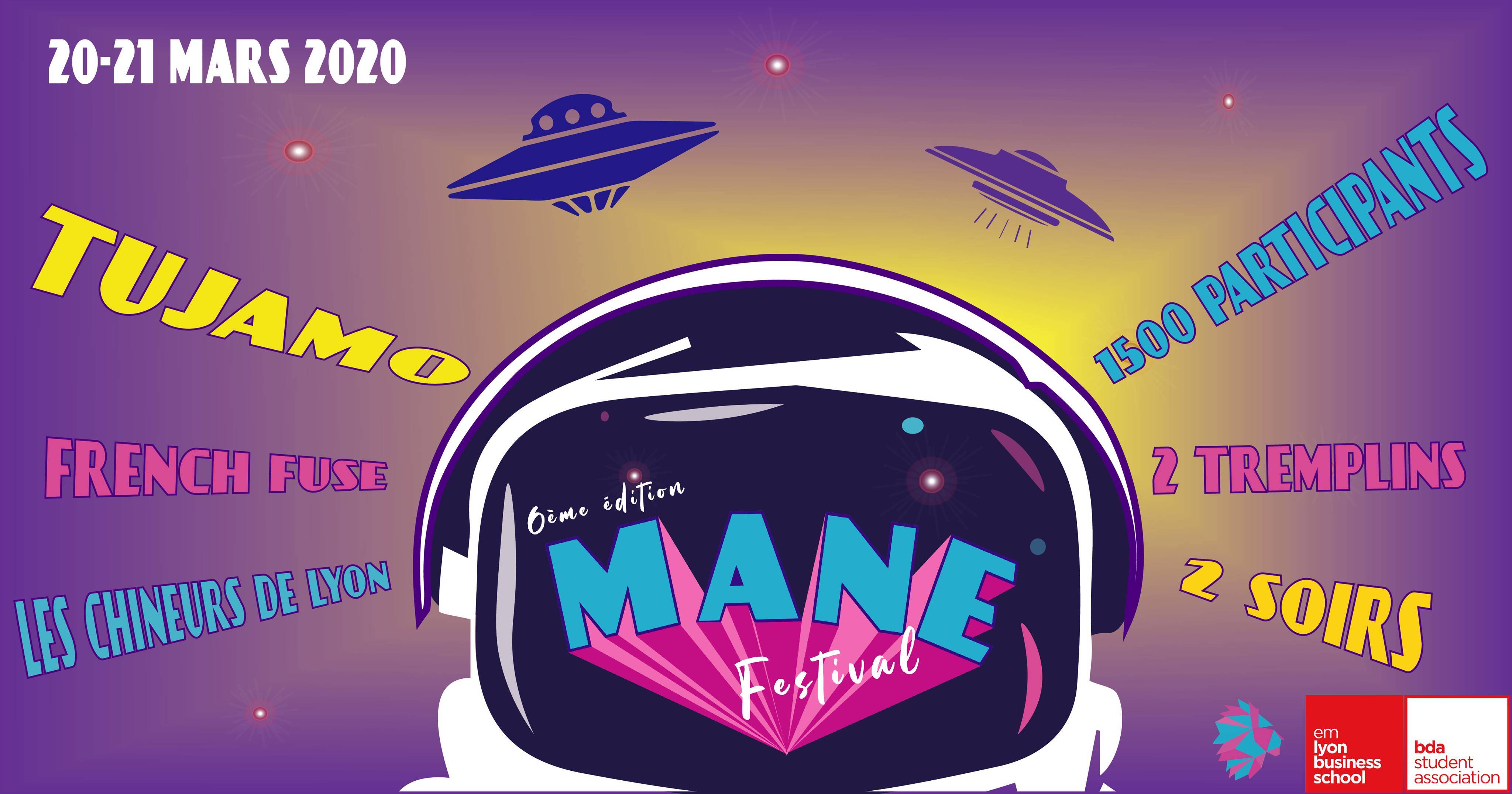 Le MANE Festival est de retour pour sa 6ème édition les 20 et 21 mars 2020.