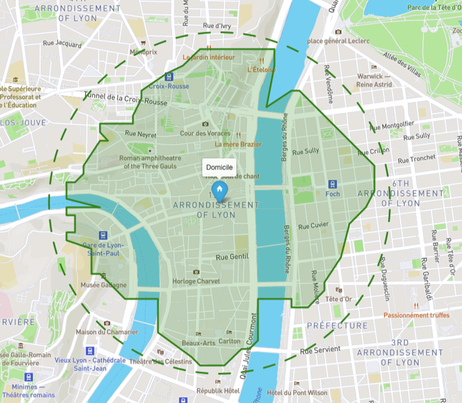 Grâce à CovidRadius, ne sortez plus par erreur de votre zone de déplacement autorisée !