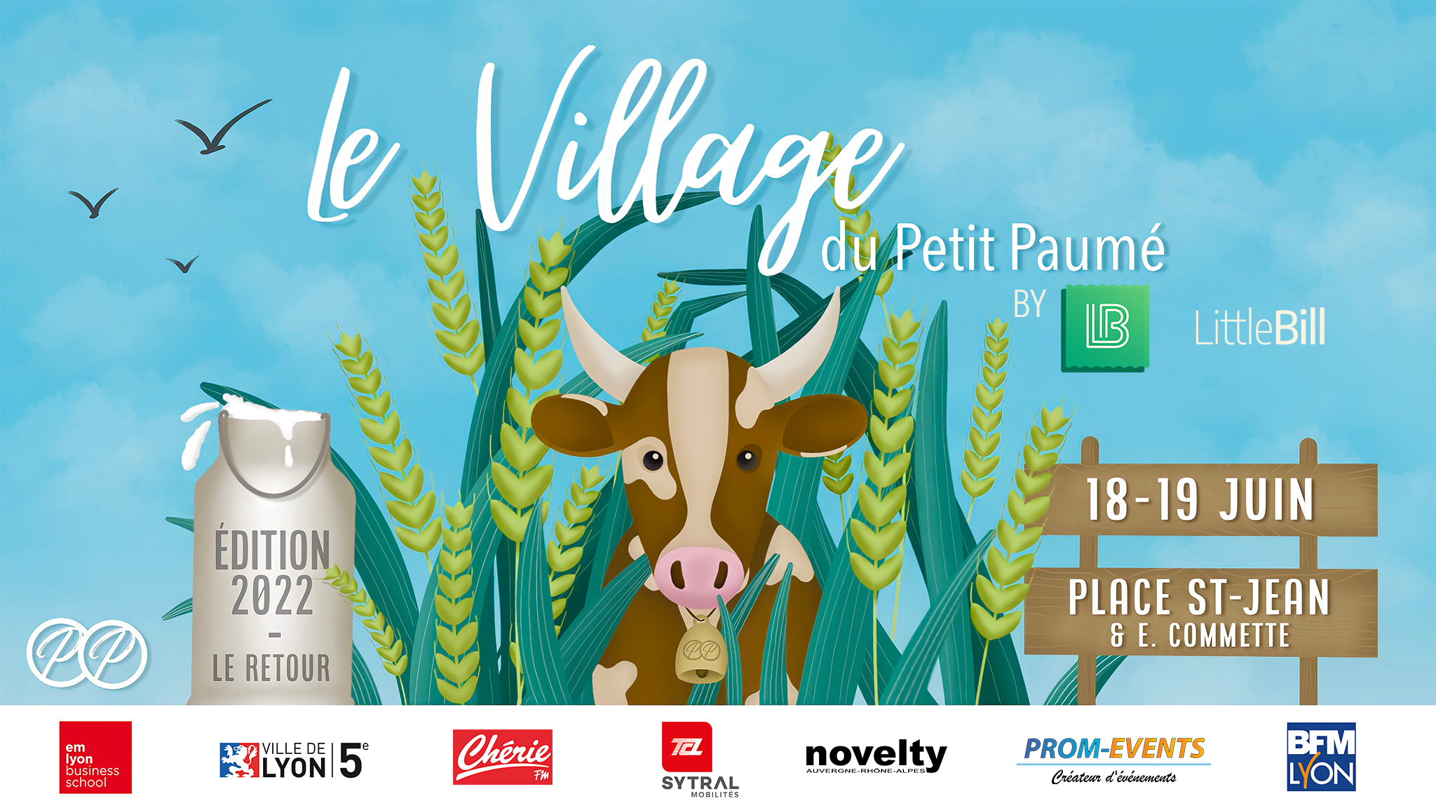 affiche village du Petit Paumé 2023