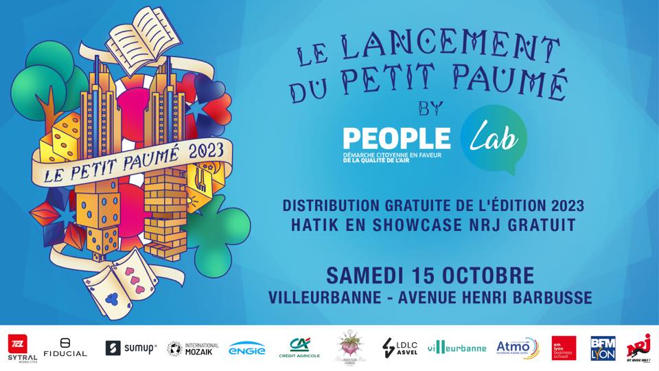 affiche lancement Bellecour Petit Paumé 2023