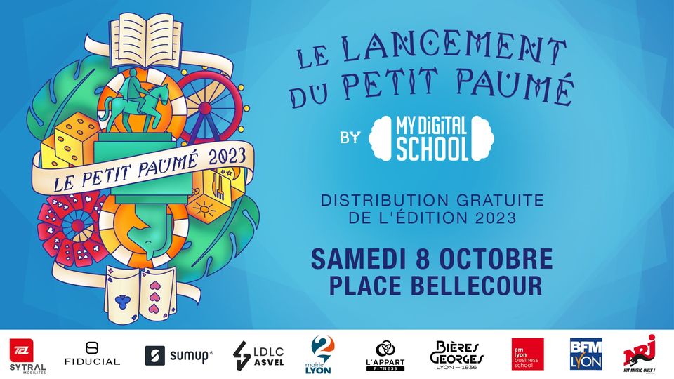 affiche lancement Bellecour Petit Paumé 2023