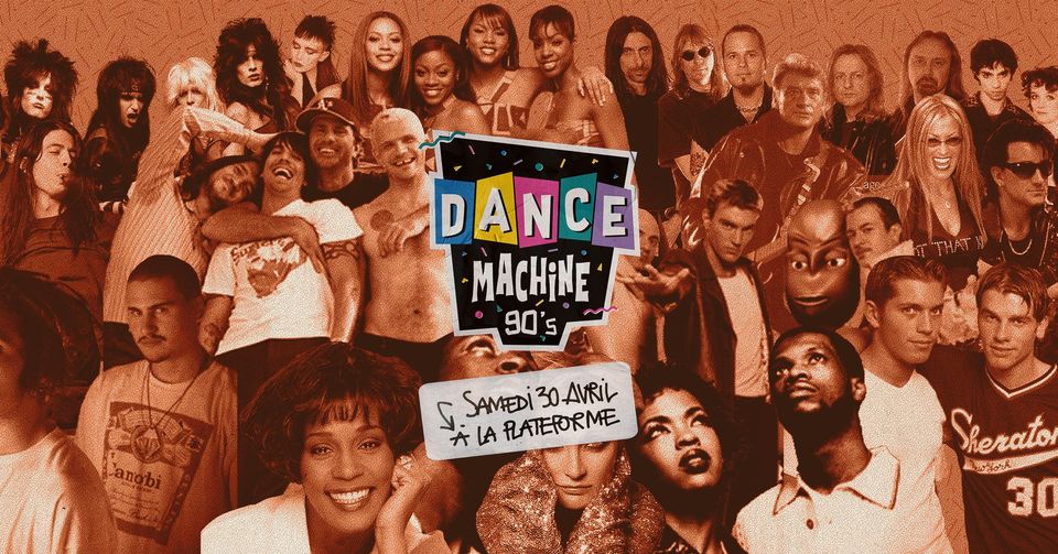 affiche de danse machine