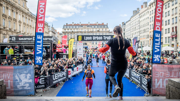 Arrivée du Lyon Urban Trail