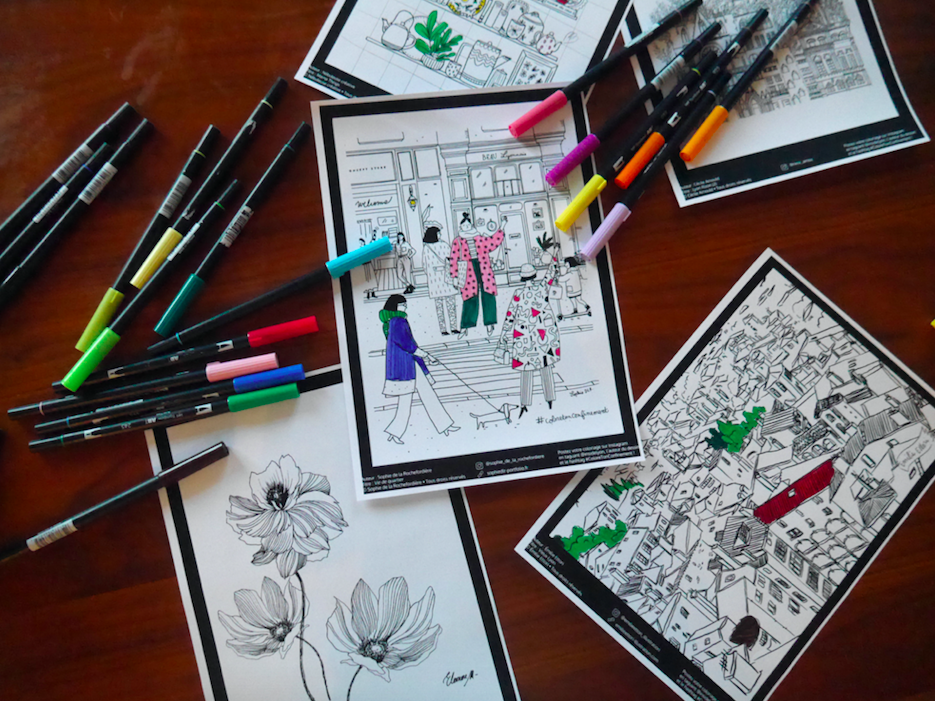 Idée originale : Colore ton confinement !! 🎨