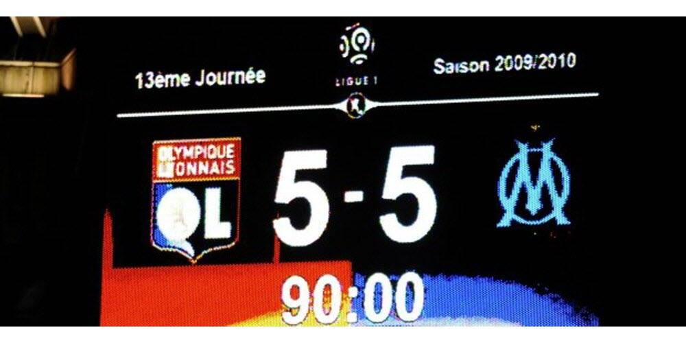 Top des matchs cultes de l’OL à revoir