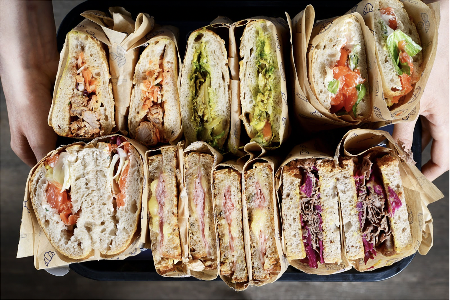 box de sandwichs gourmands