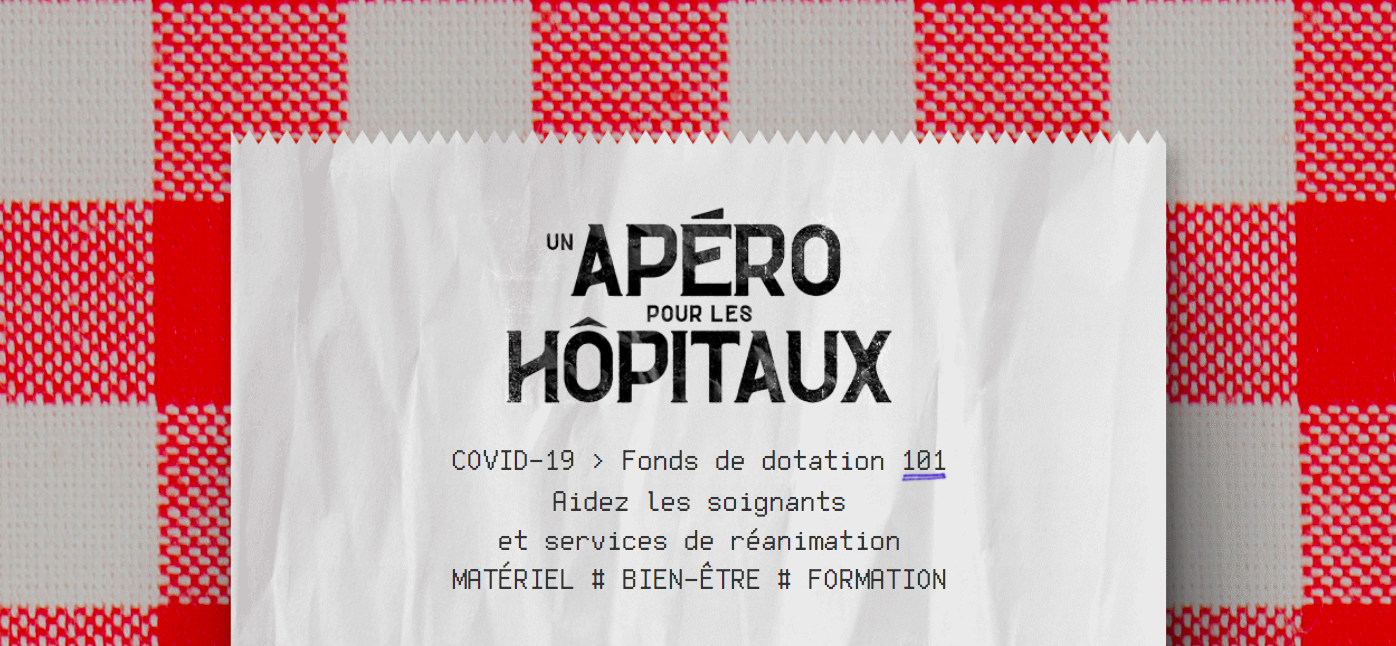Un apéro pour les hôpitaux : Votre apéro qui sauve des vies