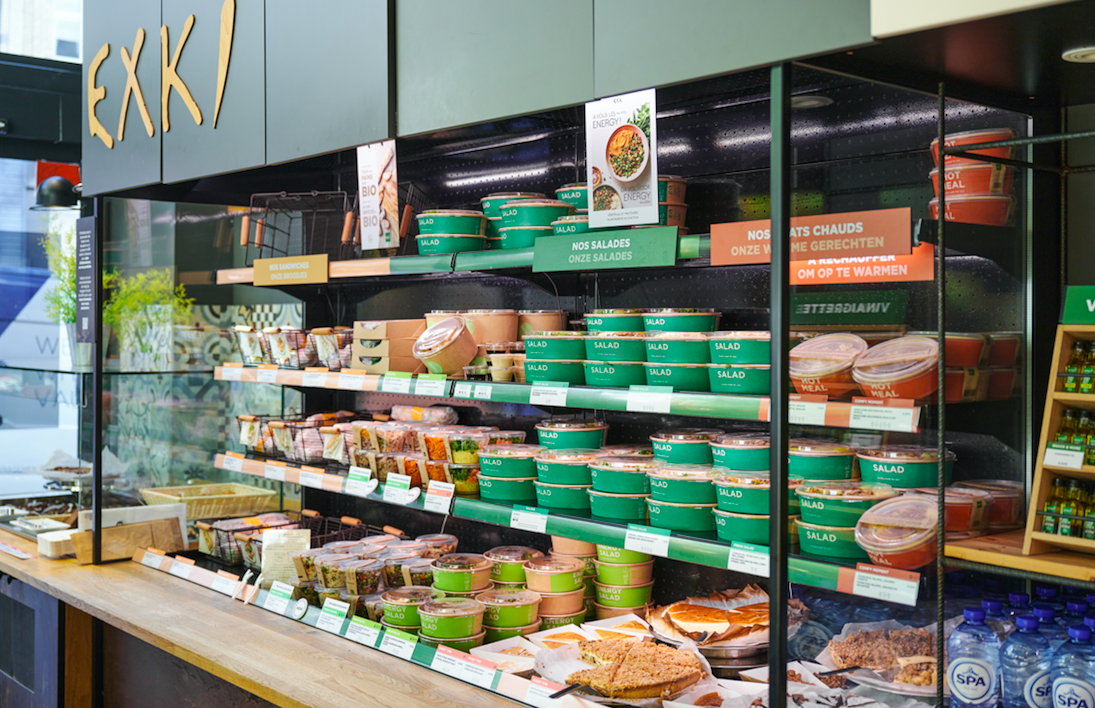 comptoir de produits sains et gourmands