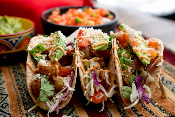tacos mexicains bien garnis