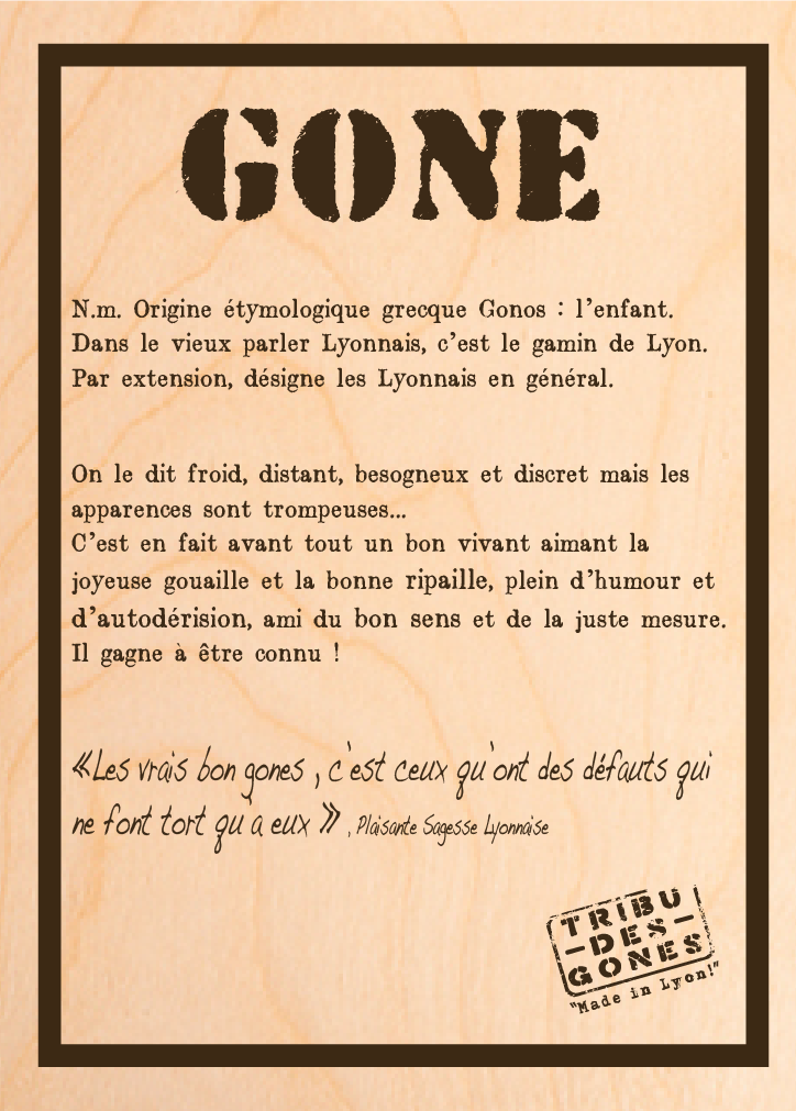 affiche historique des gones