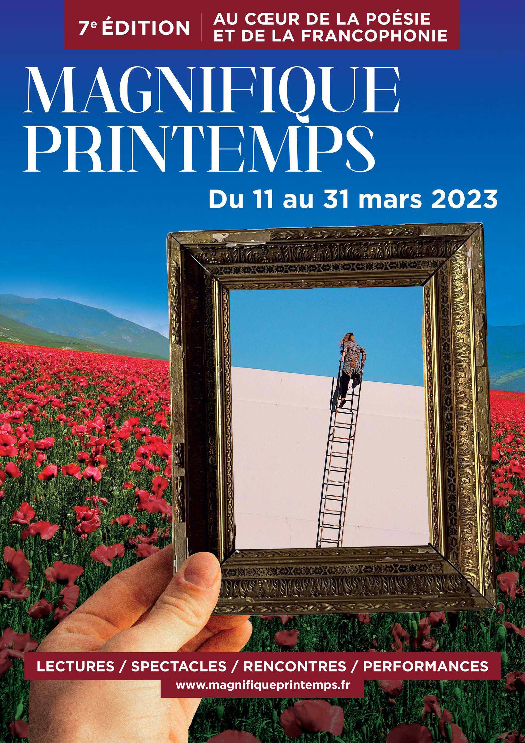 affiche festival printemps