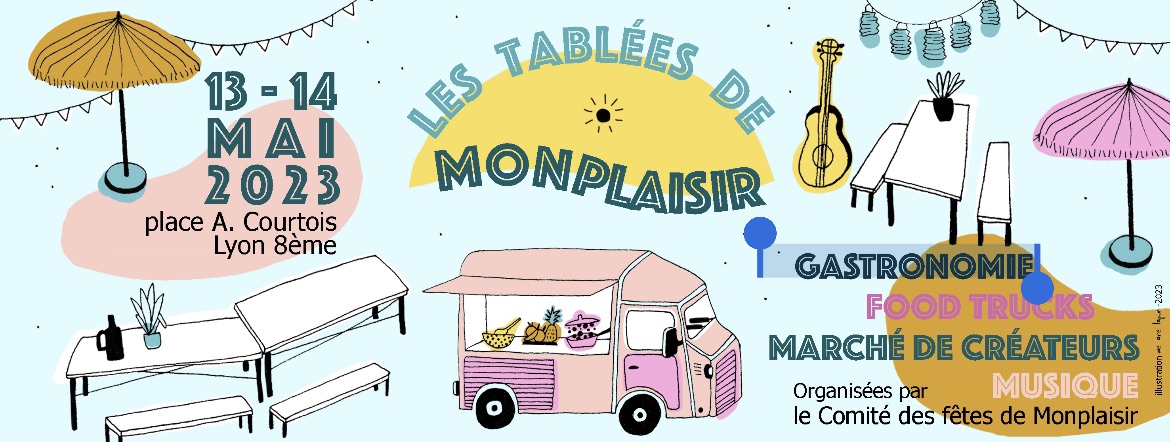 Les tablées de monplaisir sont de retour ce 13 et 14 mai pour régaler le 8ème arrondissement.