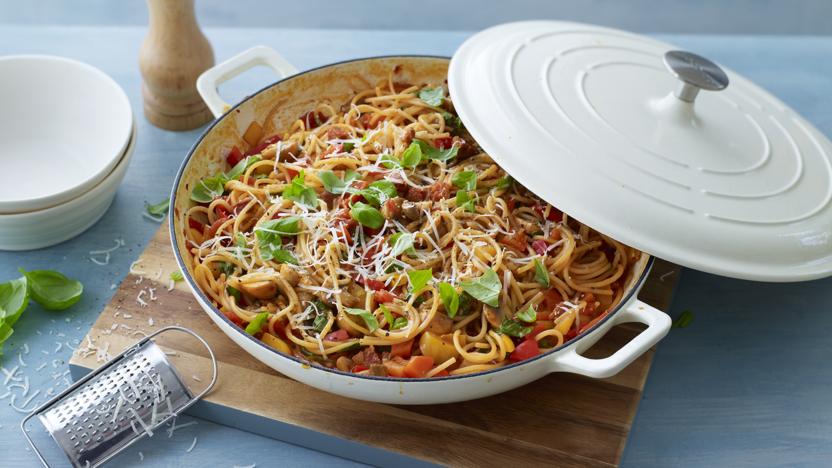plat de pâtes italiennes