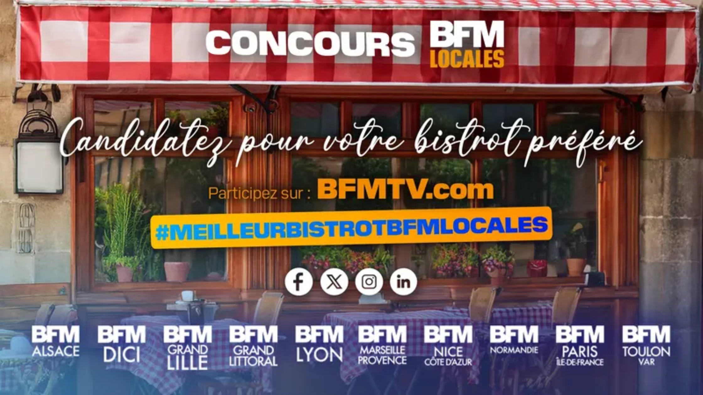 Le Meilleur Bistrot BFM Locales : candidatez pour votre meilleur bistrot !