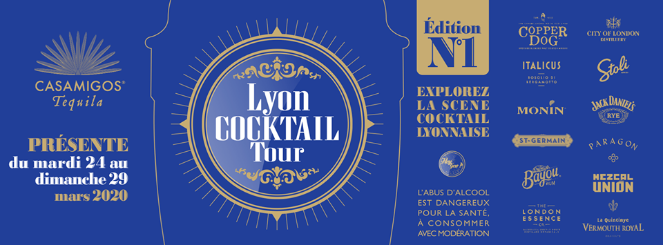 Lyon Cocktail Tour - 24 au 29 Mars 2020