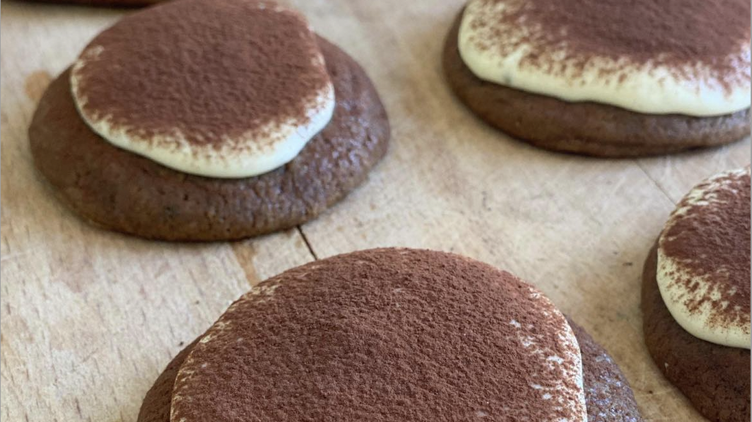 cookie moelleux avec pointe de tiramisu