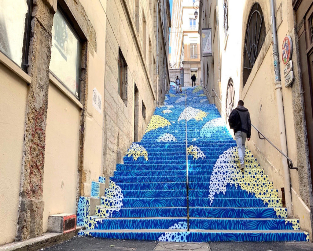 Escaliers Mermet à Lyon