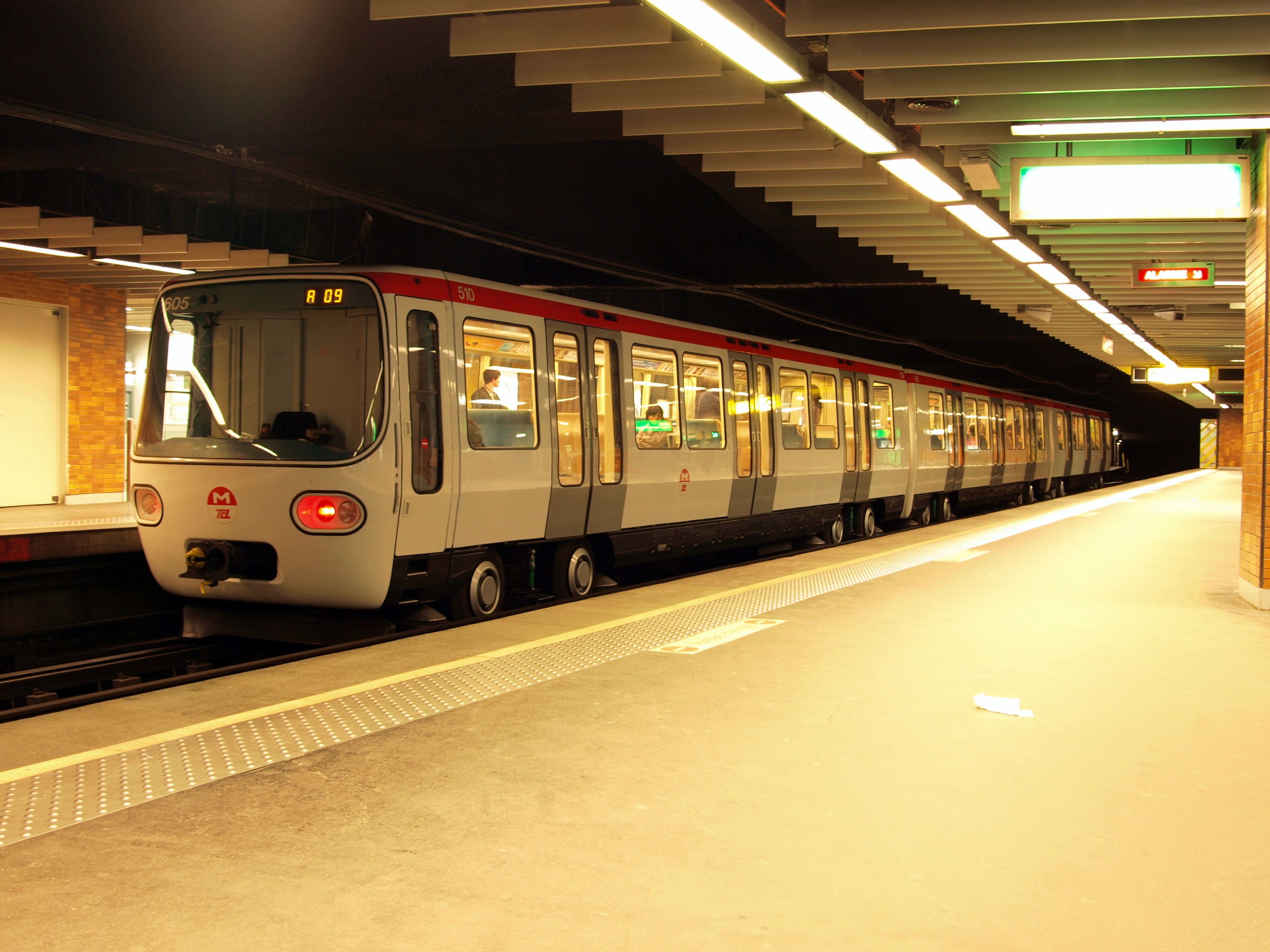 rame de métro lyon