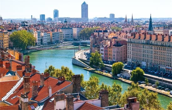 vue plongeante sur lyon
